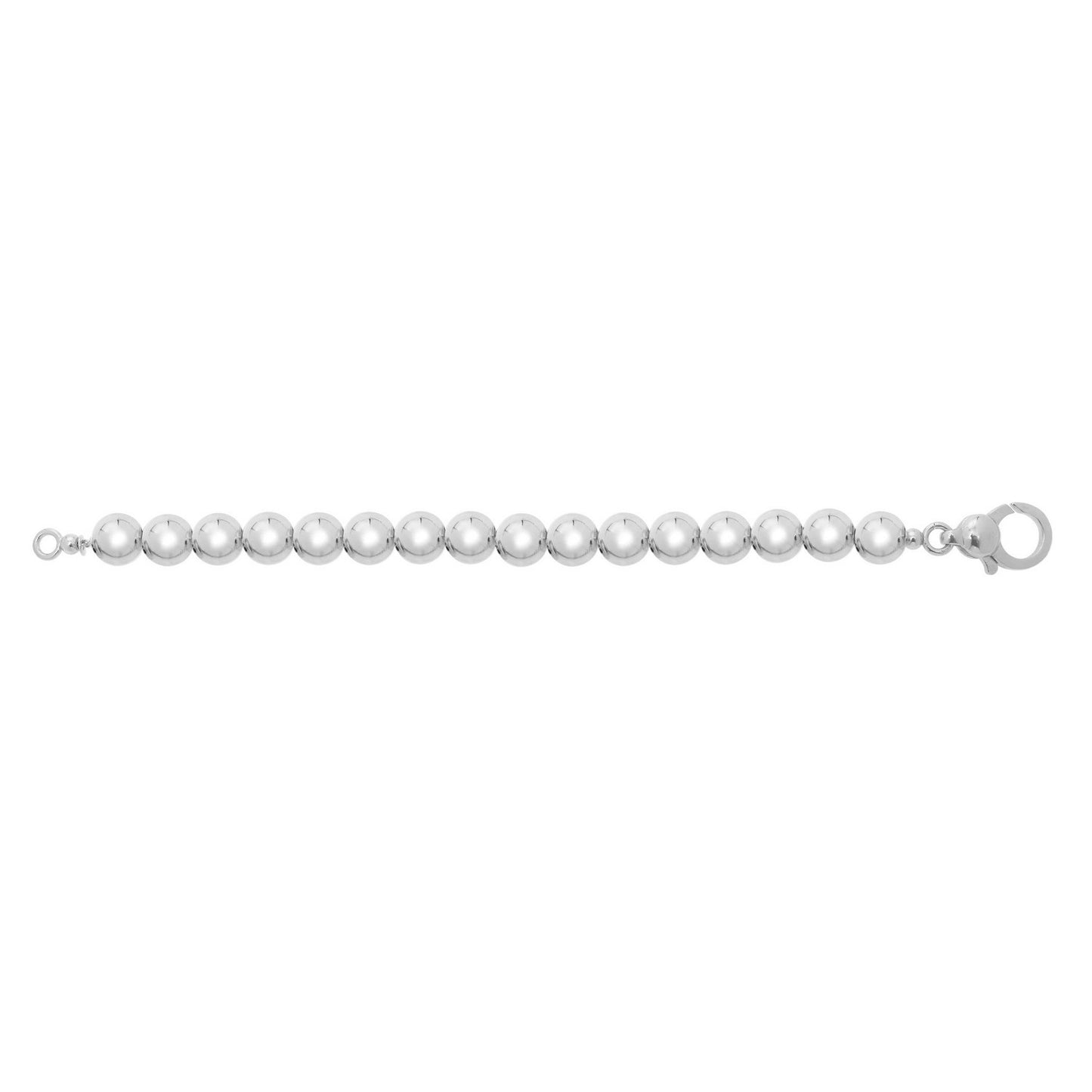 Sterling silver, rhodium plated necklace
