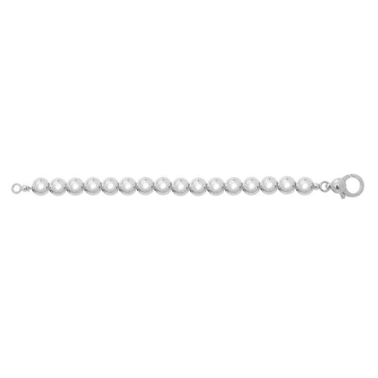 Sterling silver, rhodium plated necklace
