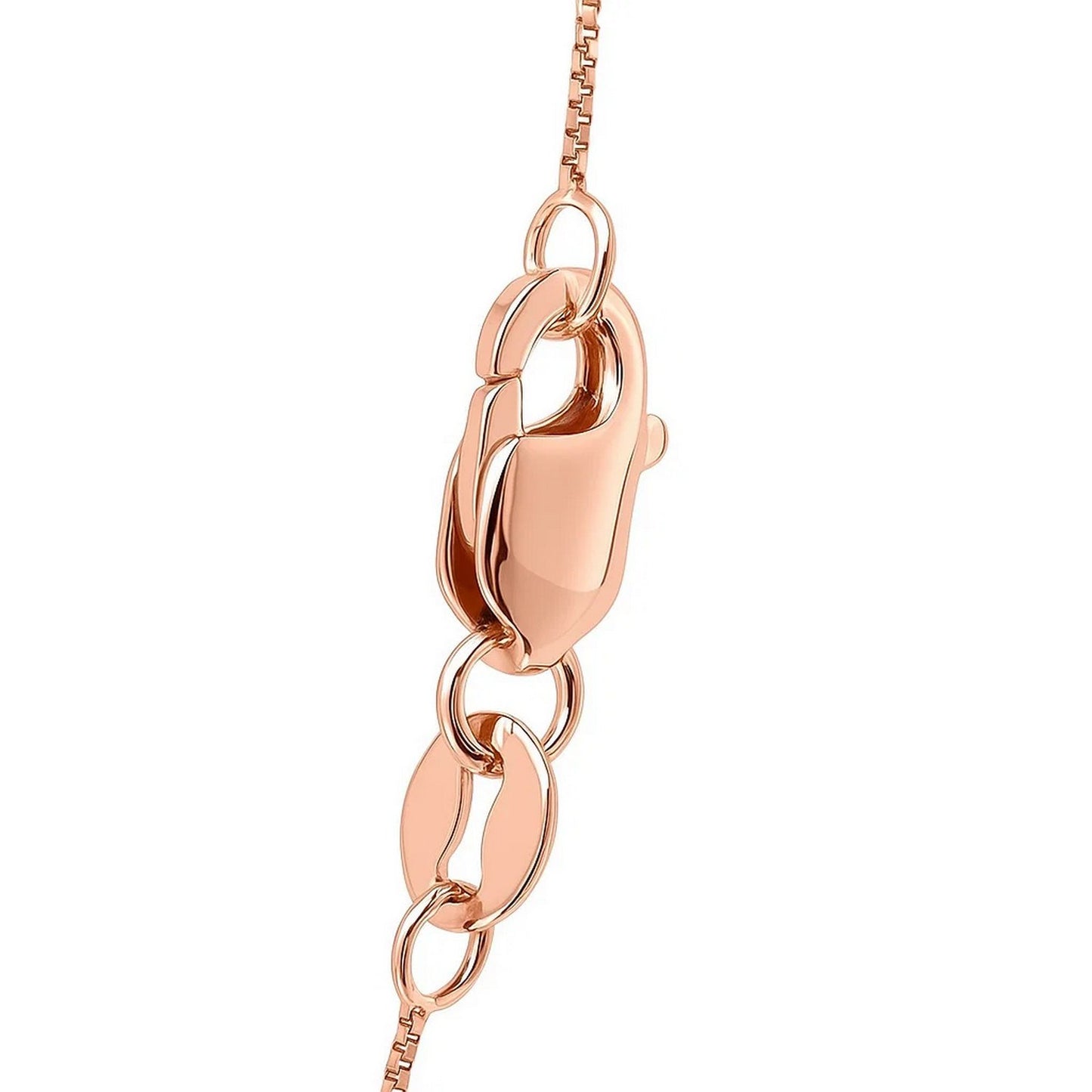 14k Rose Gold Classic Box Chain (0.45 mm)