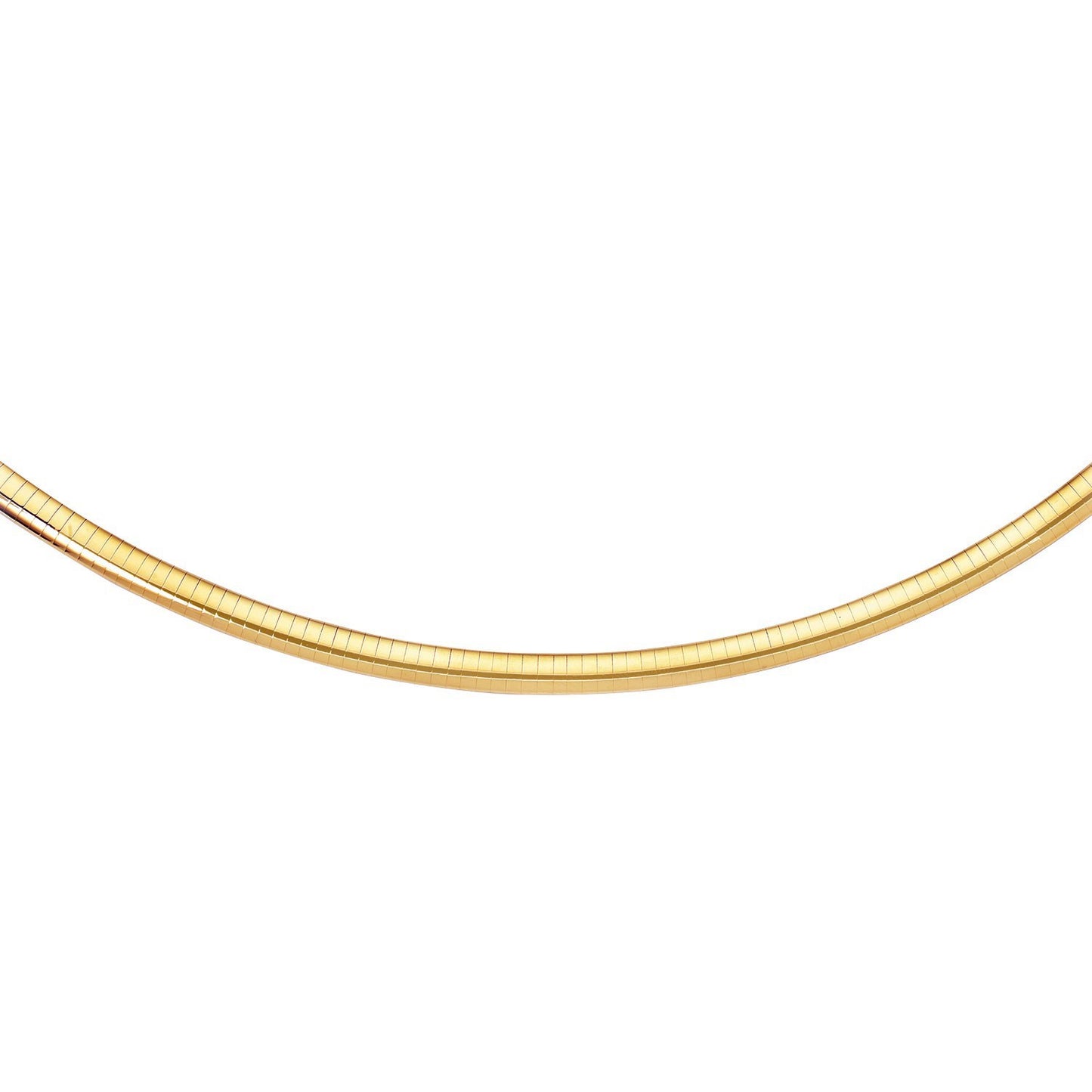 14k Yellow Gold Classic Omega Bracelet (6.00 mm) in a sleek high-contrast midnight luxury editorial style