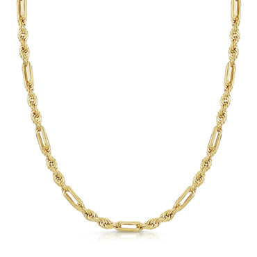 14k Yellow Gold Figa Rope Chain (3.00 mm)