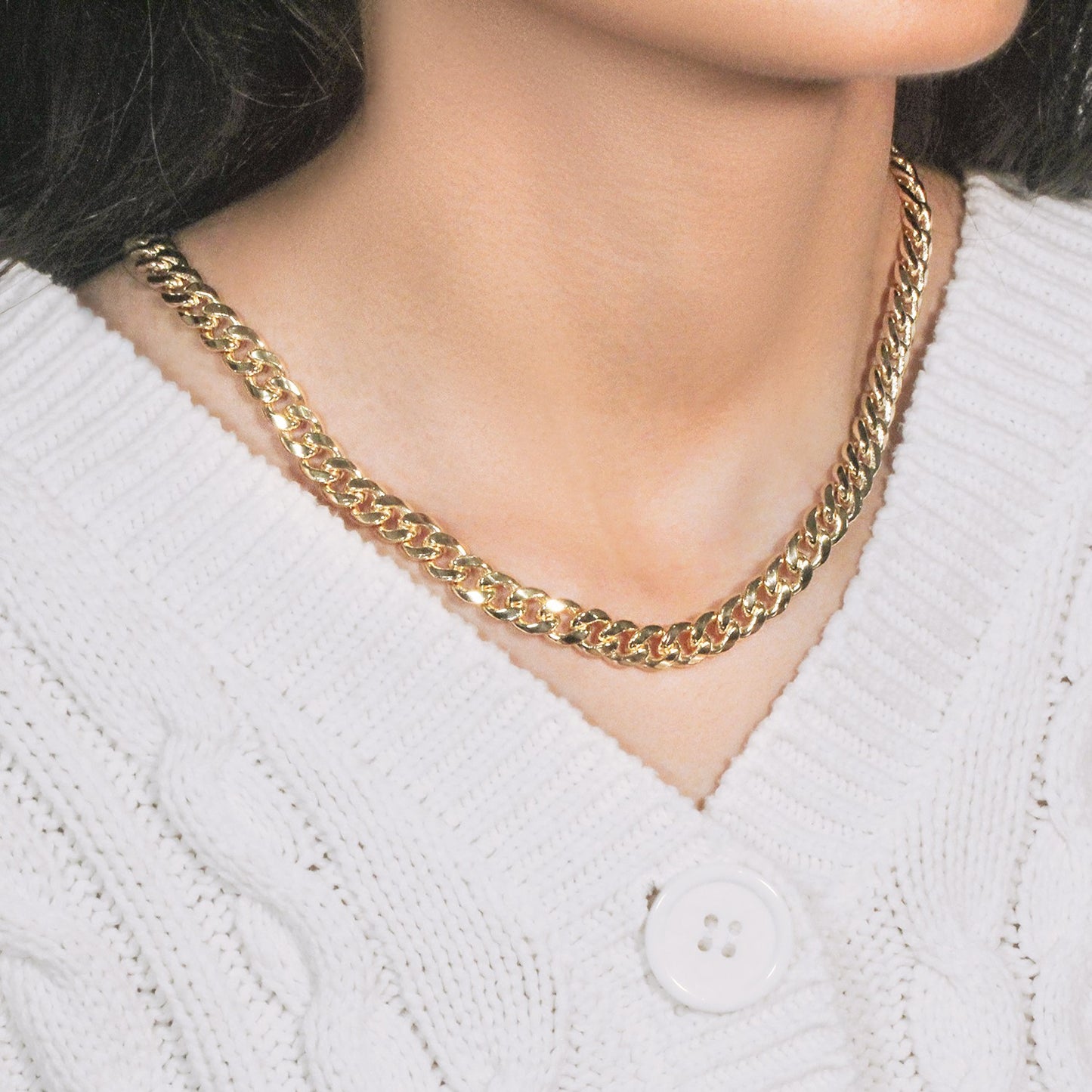 10k Yellow Gold Light Miami Cuban Chain (8.00 mm)