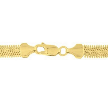 14K Yellow Gold Oval Snake Chain (4.40 mm)