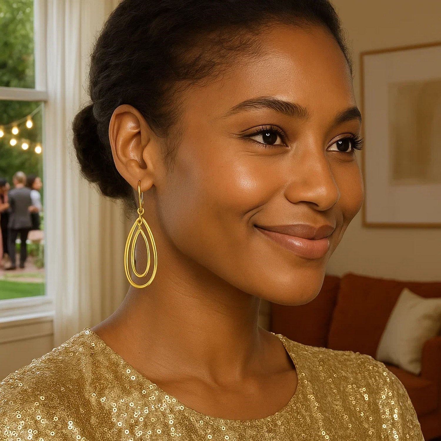 Peelerie jewelry piece in midnight luxury editorial product photo, high-contrast studio lighting