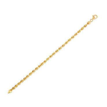 14k Yellow Gold Light Rope Chain (4.3 mm) - Peelerie