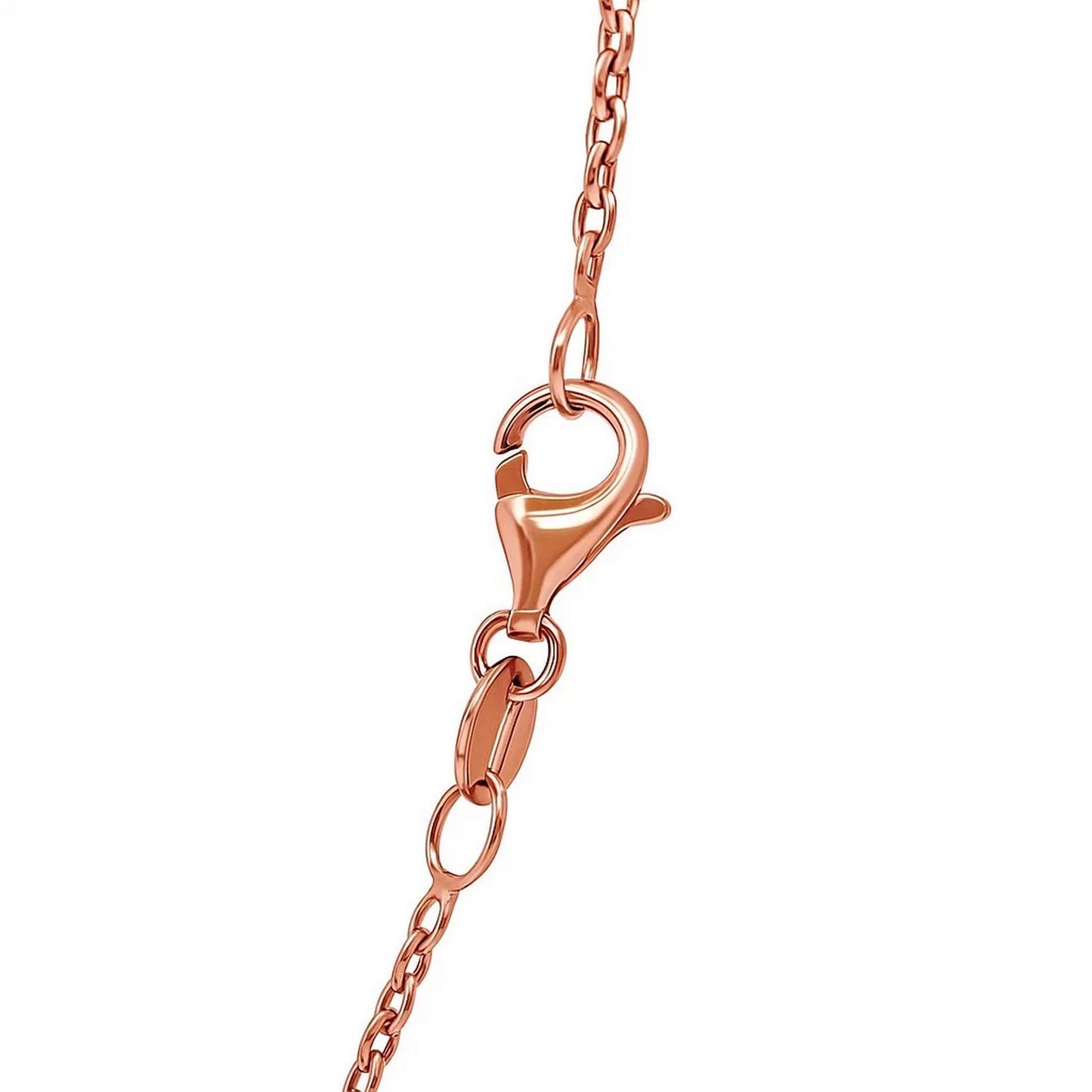 14k Rose Gold Round Cable Link Chain (1.50 mm)