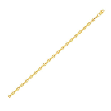 14k Yellow Gold Lite Anchor Chain (4.10 mm) - Peelerie