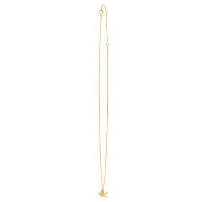 Dove Necklace in 14K Yellow Gold