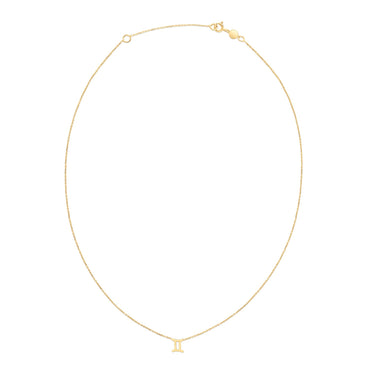 14K Yellow Gold Gemini Necklace