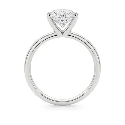 3 Carat Princess Lab Grown IGI G/VS1 Diamond Solitaire Ring in 14K White Gold