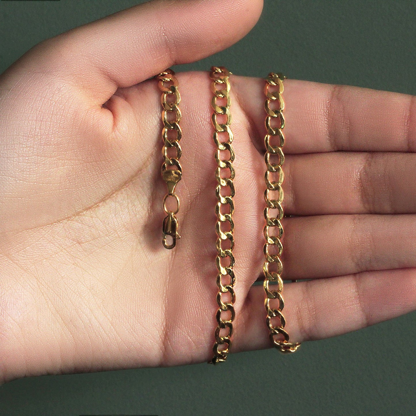 10k Yellow Gold Curb Chain (5.30 mm)