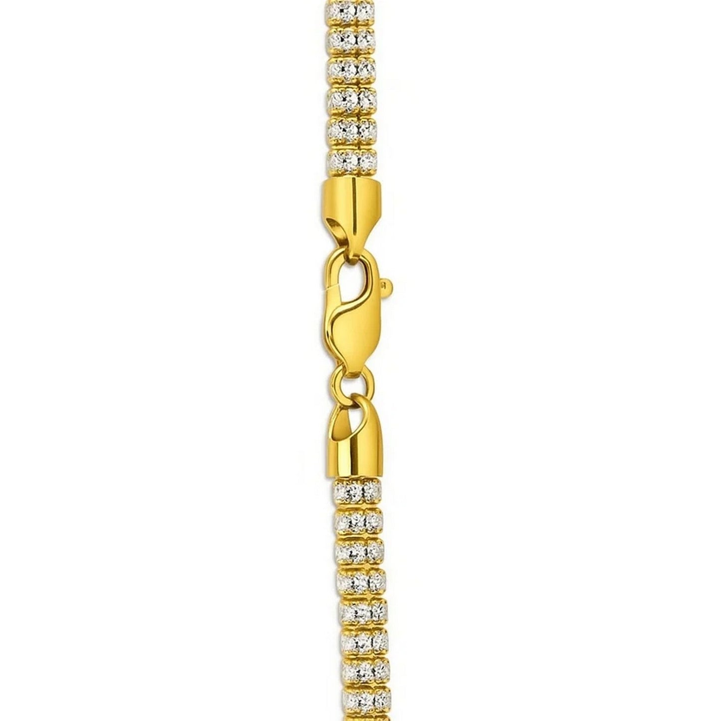 Ice Barrel Chain in 14k Yellow Gold (4.25 mm)