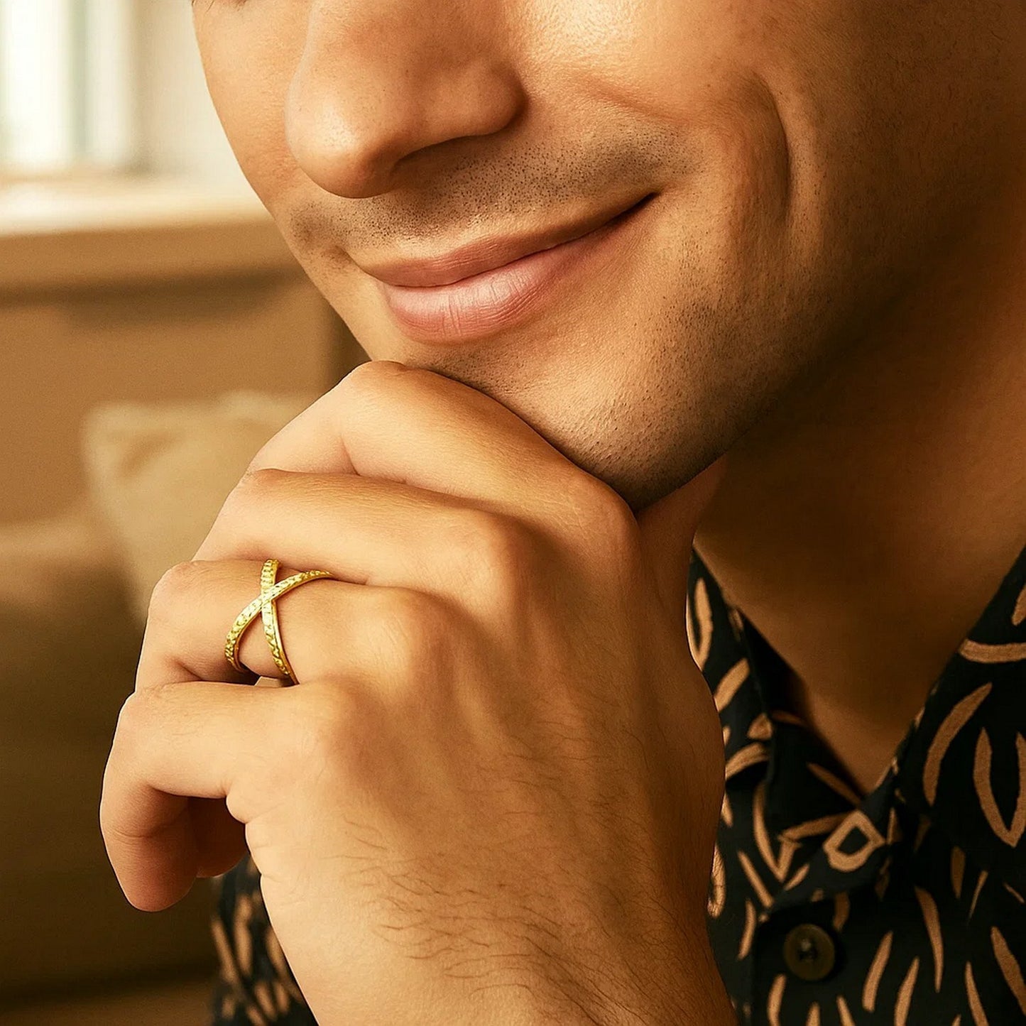 Peelerie jewelry piece in midnight luxury editorial product photo, high-contrast studio lighting