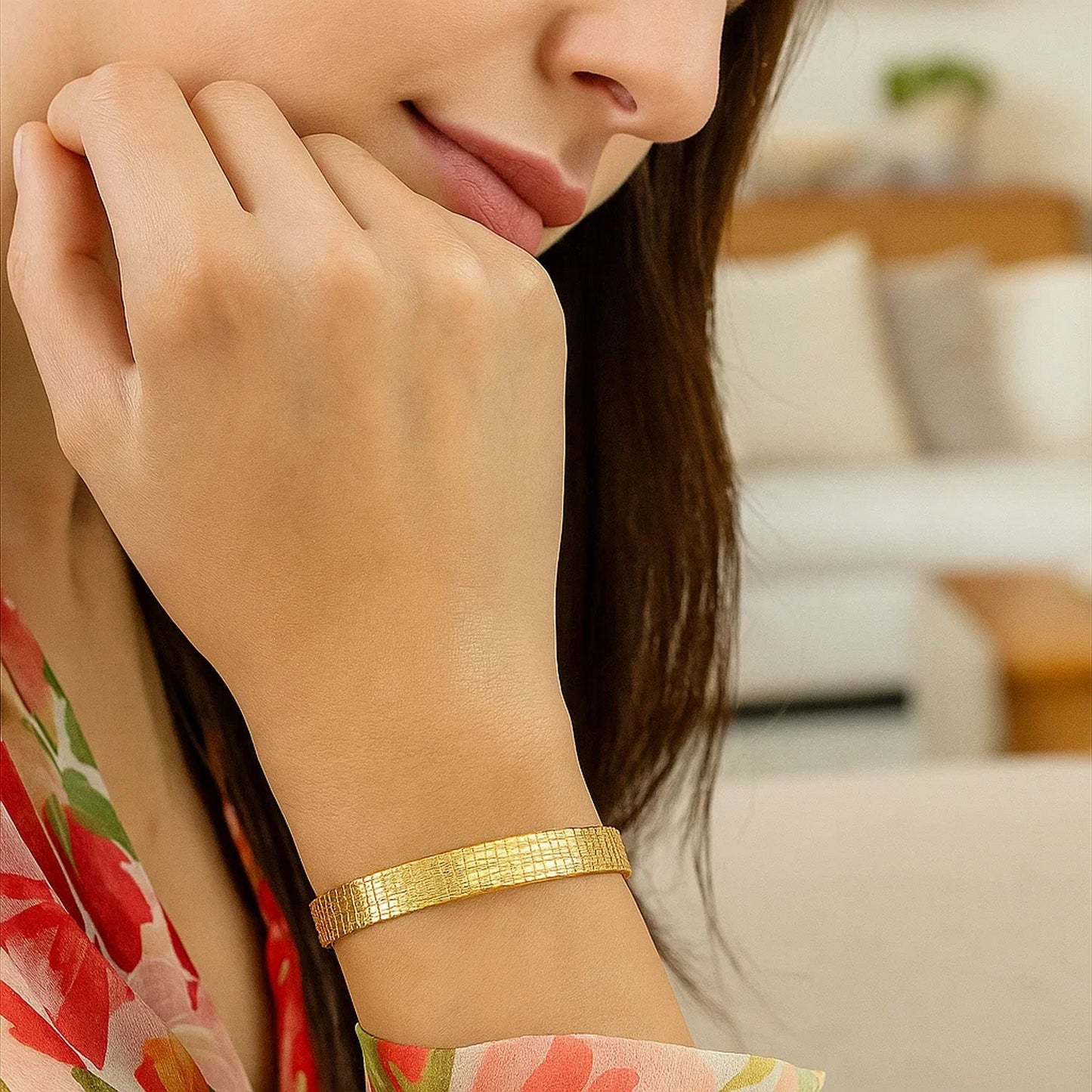 Glacier Bracelet in 14K Yellow Gold (8.00 mm)