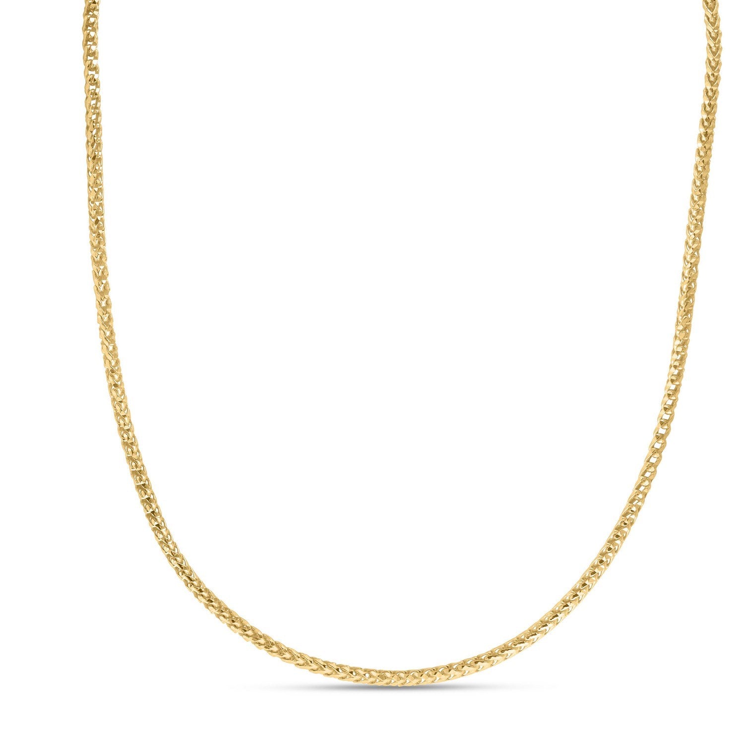 Sterling silver, gold plated chain