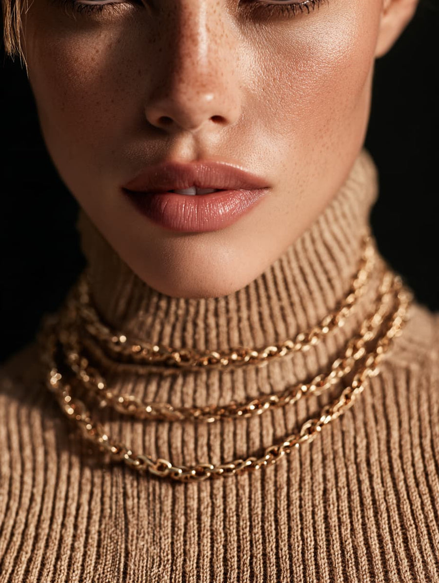 Stacked close.