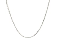 Chaîne scintillante en or blanc 14 carats (1,50 mm)