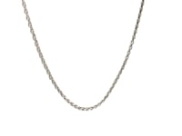 Chaîne épi en argent sterling plaqué rhodium (1,50 mm)