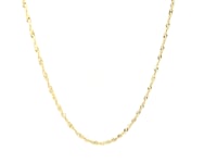 Chaîne Singapour en or jaune 14 carats (1,30 mm)