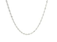 Chaîne style Singapour en argent sterling (1,80 mm)