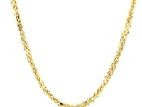 Chaîne Franco ronde à maille diamantée légère en or jaune 14 carats (2,70 mm)