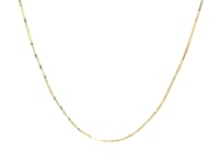 Chaîne forçat en or jaune 18 carats 0,6 mm (0,60 mm)