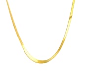 Chaîne impériale en chevrons en or jaune 10 carats (3,80 mm)