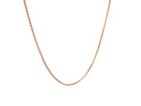 Chaîne Popcorn Ajustable en Or Rose 14 carats (1,30 mm)