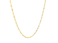 Chaîne Singapour en or jaune 14 carats (1,30 mm)