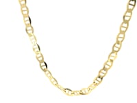Chaîne maille marine en or jaune 10 carats (4,50 mm)