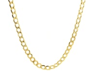 Chaîne gourmette en or jaune 14 carats (4,40 mm)