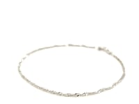 Bracelet Singapour en or blanc 10K (1,50 mm)