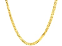 Chaîne Franco carrée en or jaune 14 carats (3,00 mm)