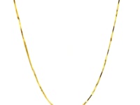 Chaîne serpent octogonale brillante en or jaune 14 carats (0,85 mm)