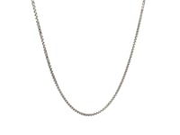 Chaîne serpent en argent sterling plaqué rhodium (1,30 mm)
