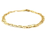Bracelet mailles marines en or jaune 10K (5,10 mm)