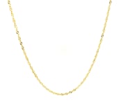 Chaîne ajustable Singapour en Or Jaune 14k (1.40 mm)
