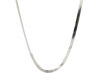 Chaîne Chevrons en Argent Sterling Plaqué Rhodium (3,30 mm)