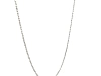 Chaîne Popcorn Ajustable en Or Blanc 14 carats (1,00 mm)