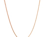 Chaîne à maillons ovales en or rose 14 carats (0,97 mm)