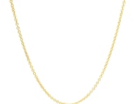 Chaîne maillons ronds en or jaune 14 carats (1,30 mm)