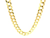 Chaîne gourmette en or jaune 10 carats de 8,2 mm (8,20 mm)