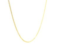 Chaîne maille gourmette ovale en or jaune 14 carats (1,20 mm)
