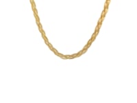 Chaîne tressée en or jaune 14 carats (3,50 mm)