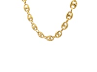 Chaîne en maillons marins gonflés en or jaune 14 carats (6,80 mm)