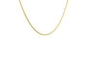 Chaîne épi de blé ronde en or jaune 14 carats (1,00 mm)