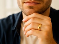 Alliance confort en or jaune 14 carats (6,00 mm)