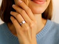 Bague en diamant 1,50 carat taille princesse IGI G/VS1 créé en laboratoire en or blanc 10 carats