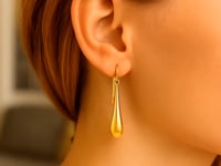 Pendantes spectaculaires en or jaune 14 carats