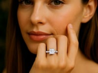5 Carat Princess Lab Grown IGI G/VS1 Diamond Solitaire Ring in 10K White Gold